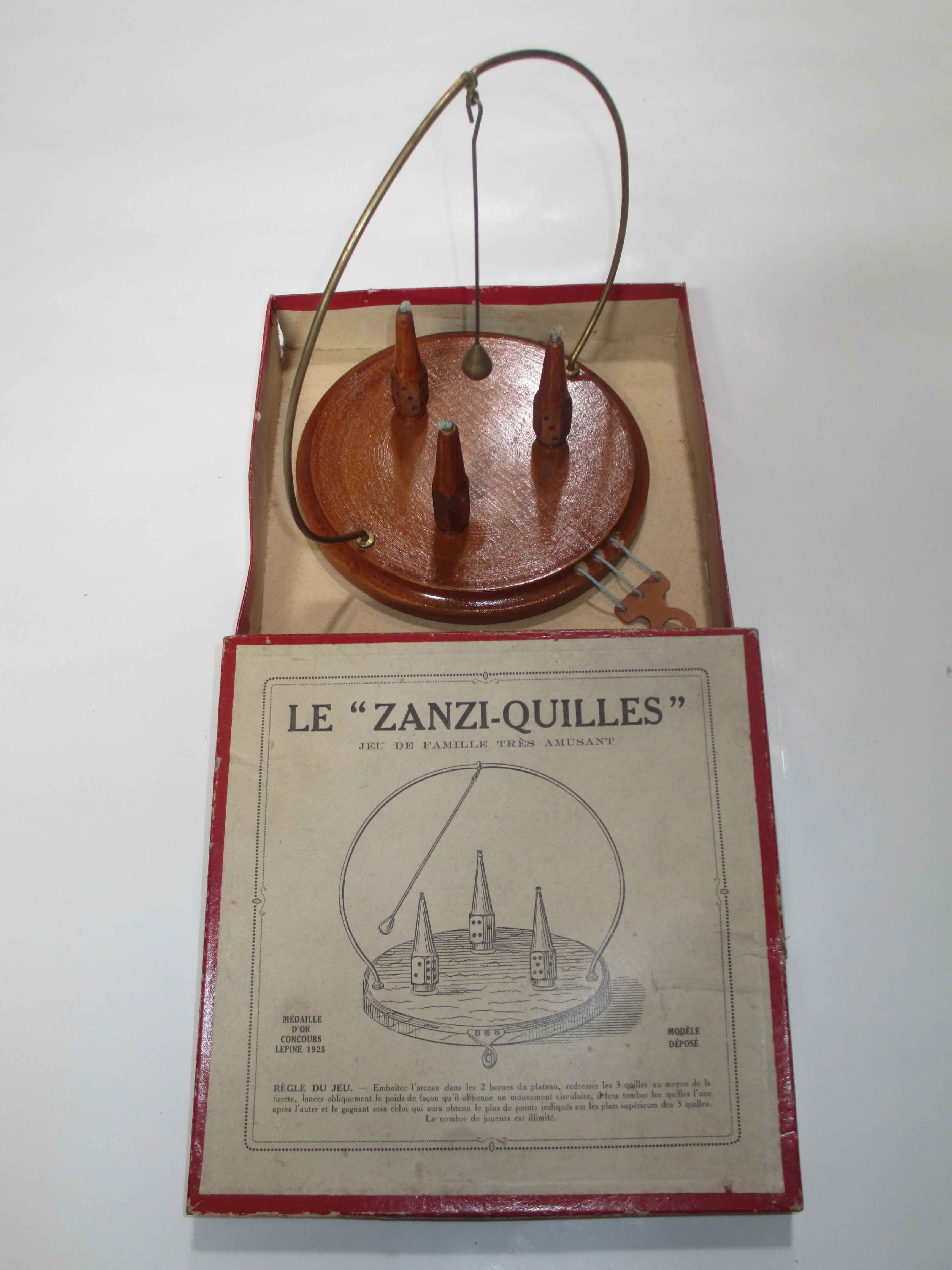 Jeu Ancien Roulette De Billard Zanzi - Très Bon état - Rétro