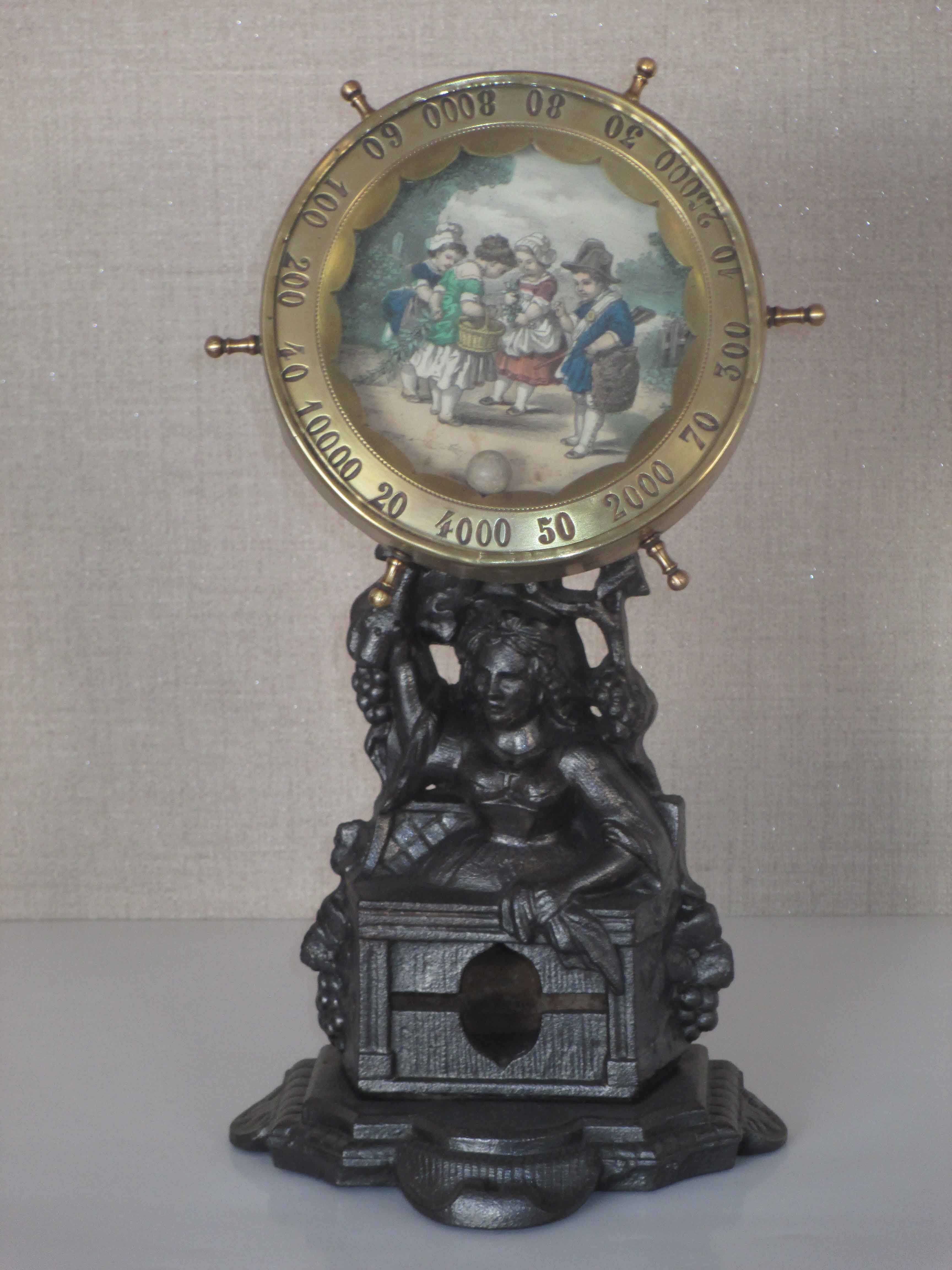 Ancien Jeu De Comptoir Avec Montre à Gousset Vintage Objet Déco